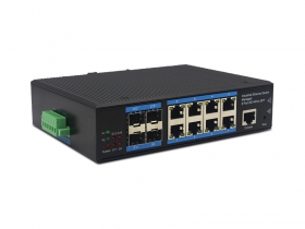 管理型千兆 4光8電工業(yè)級交換機 管理型千兆 4光8電工業(yè)級交換機