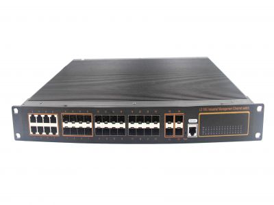 24千兆光+8千兆電+4個萬兆SFP+ 萬兆網(wǎng)管型機架式工業(yè)匯聚交換機 24千兆光+8千兆電+4個萬兆SFP+ 萬兆網(wǎng)管型機架式工業(yè)匯聚交換機